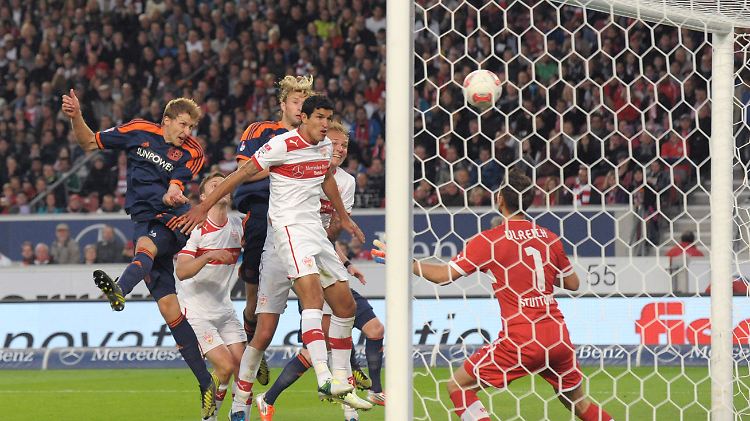 Zuletzt war Stefan Kießling im Hinspiel zum 2:2 gegen Stuttgart erfolgreich.