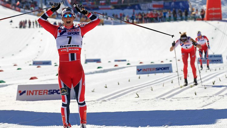 Erste, schon wieder: Marit Björgen kommt nun auf zwölf WM-Titel.