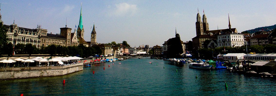 Blick über die Limmat.