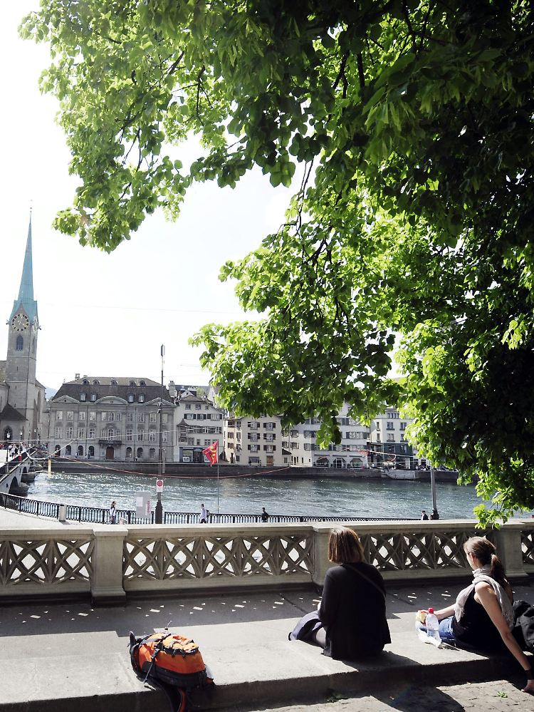 Kai in der Altstadt von Zürich.