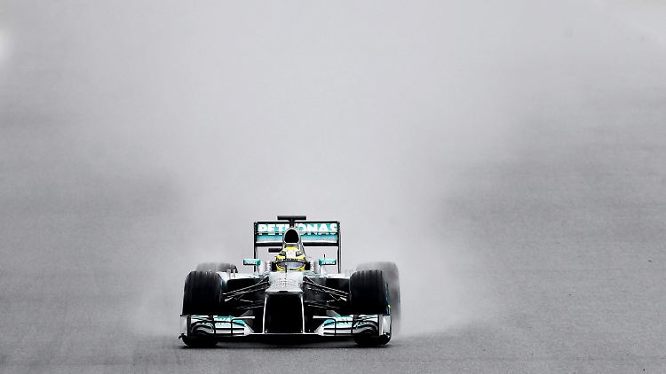 Trainingsweltmeister: Nico Rosberg im Mercedes.