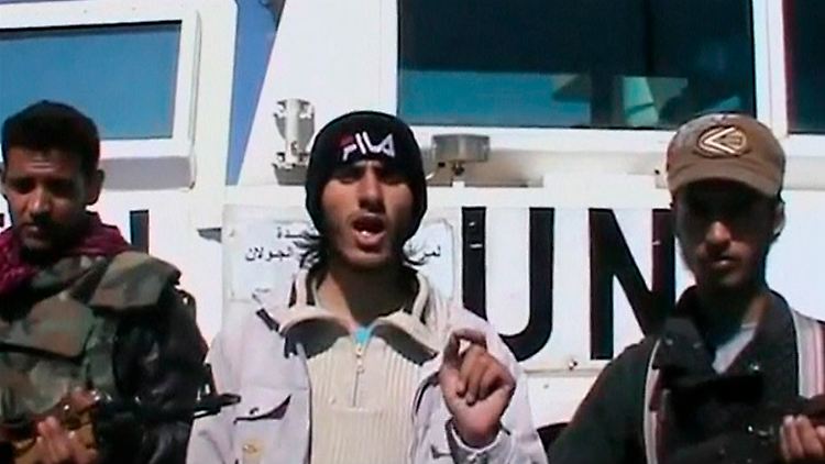 Die Rebellen veröffentlichen nach der Geiselnahme ein Video mit ihren Forderungen an das Assad-Regime.