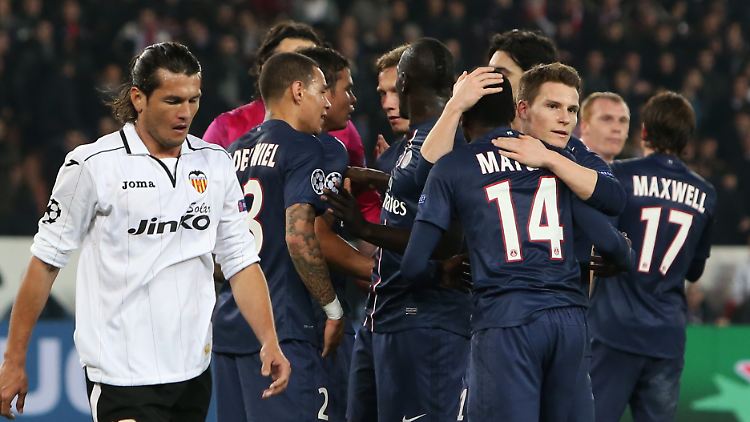 Jubel in Paris: Erstmals seit 18 Jahren steht PSG wieder in der Runde des besten Acht Teams in Europa.