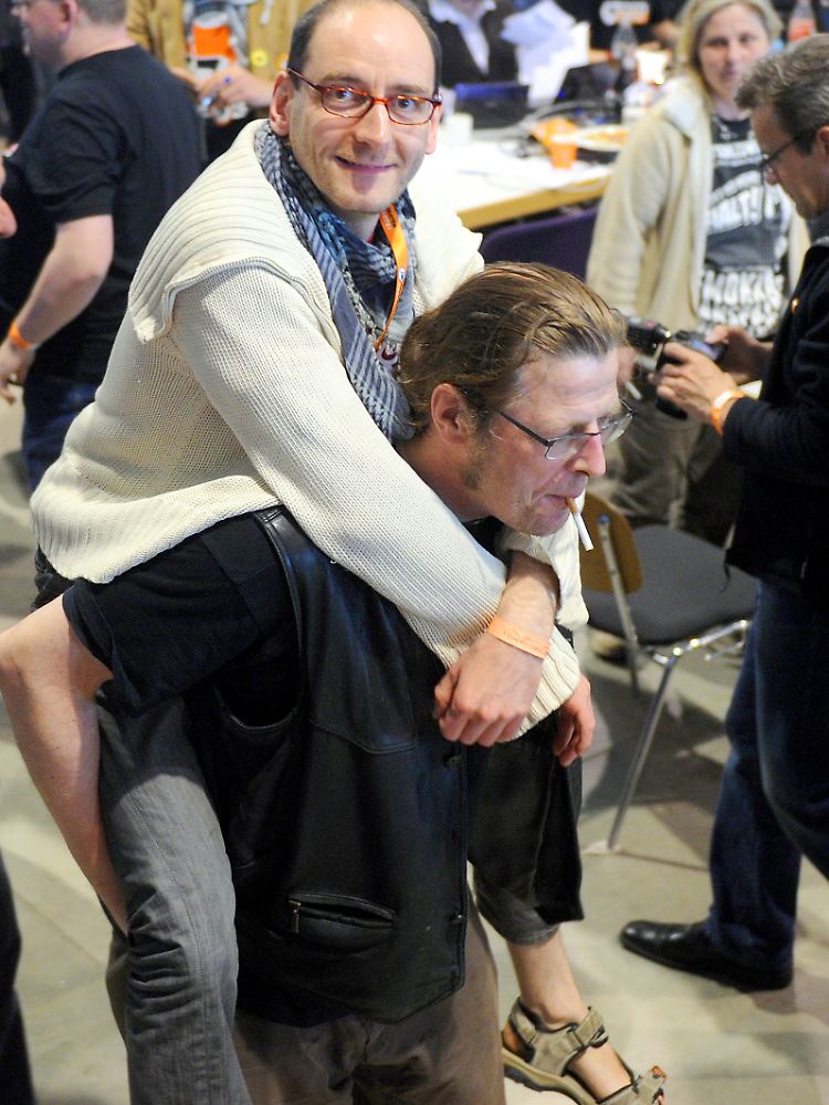 So getragen wie hier, nach seiner Wahl beim Parteitag im April 2012, wurde Ponader zuletzt kaum noch.