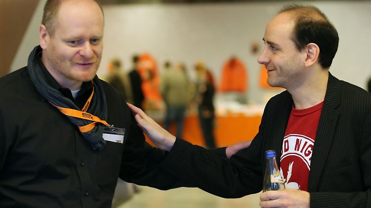 Meist uneinig: Parteichef Schlömer und der umtriebige Geschäftsführer.