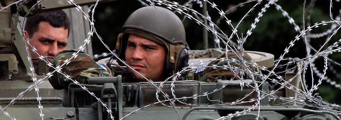 Noch sorgen im Kosovo europäische Truppen für Sicherheit.
