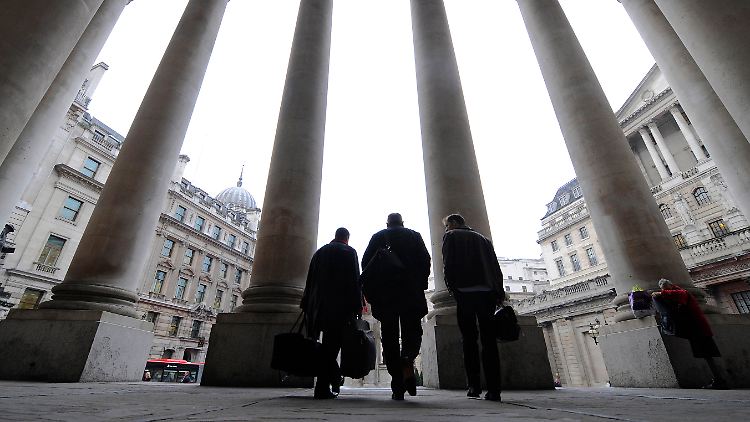 Dicht an dicht in der City: Von der Londoner Börse bis zur Notenbank ist es nur ein kleiner Schritt.