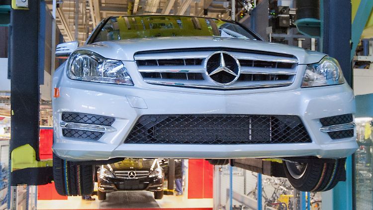 Produktion der C-Klasse im Mercedes-Werk in Sindelfingen: "Der Vorstand steht geschlossen hinter unserer Strategie."