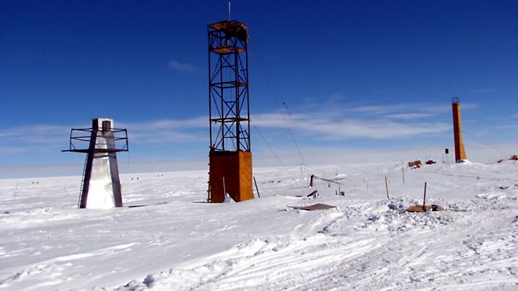 Bohrstation über dem Wostoksee.
