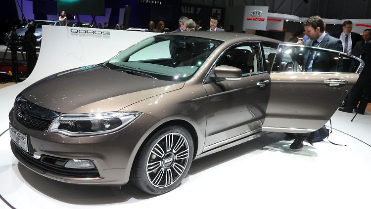 Chinas Automarken drängen nach Europa: Qoros auf dem Genfer Autosalon