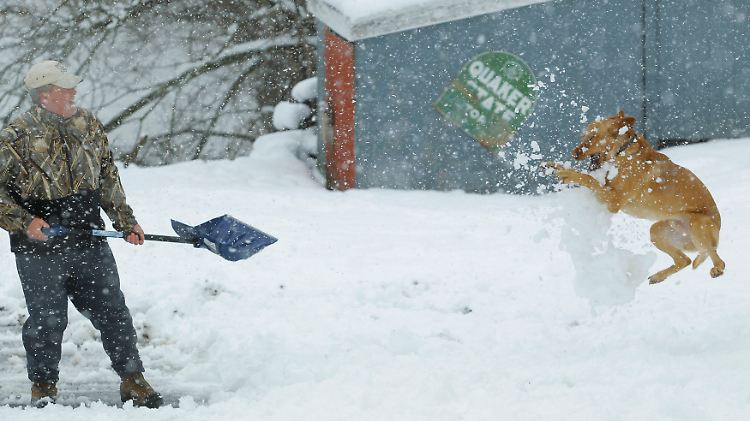 Den Vorhersagen zufolge wird es in den kommenden beiden Wochen in der gesamten Osthälfte der USA sehr kalt.