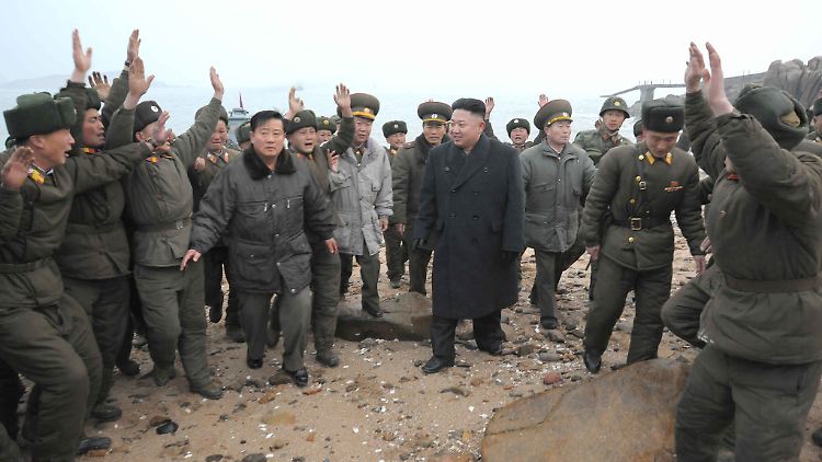 Kin Jong Un gibt sich unbeirrt.