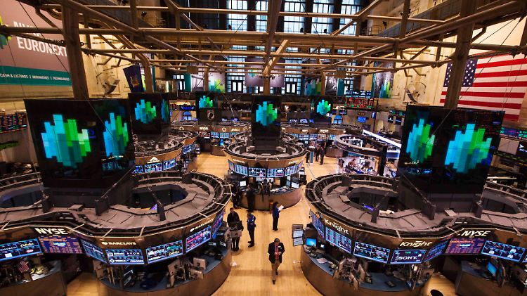"Ein gewisser Rückschlag" ist wahrscheinlich: Die New York Stock Exchange kurz vor dem Wochenende.