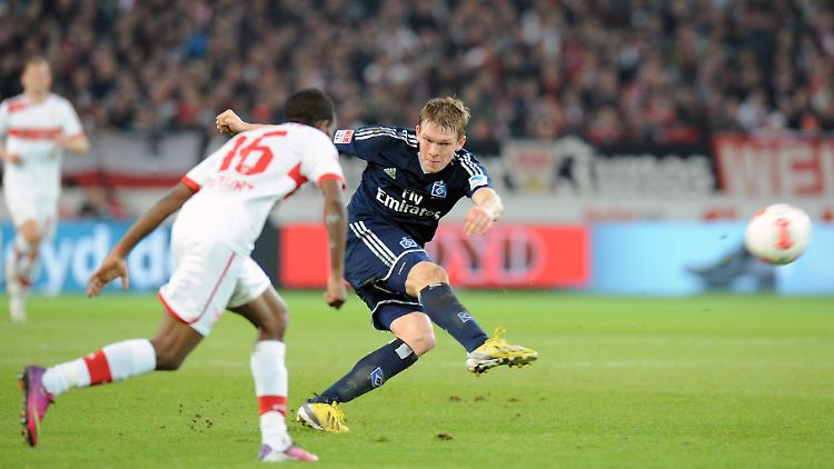 Mit Schmackes und perfekter Schusstechnik traf Artjoms Rudnev den VfB ins Mark.