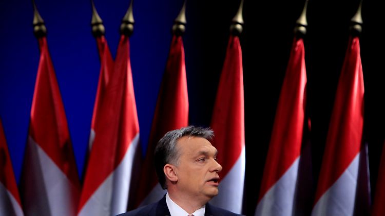Ungarns Präsident Viktor Orban ließ sich von den Protesten nicht beirren.