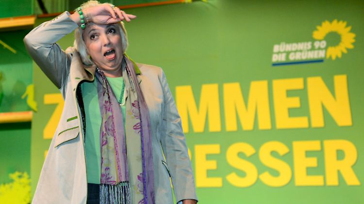 Claudia Roth nach ihrer Wiederwahl als Grünen-Chefin im November 2012.