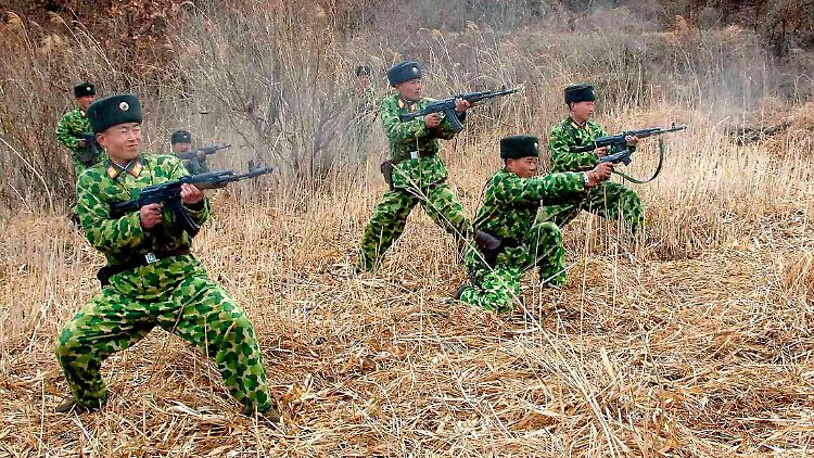Nordkoreas Armee ist mit 1,2 Millionen Soldaten eine der größten Armeen der Welt.