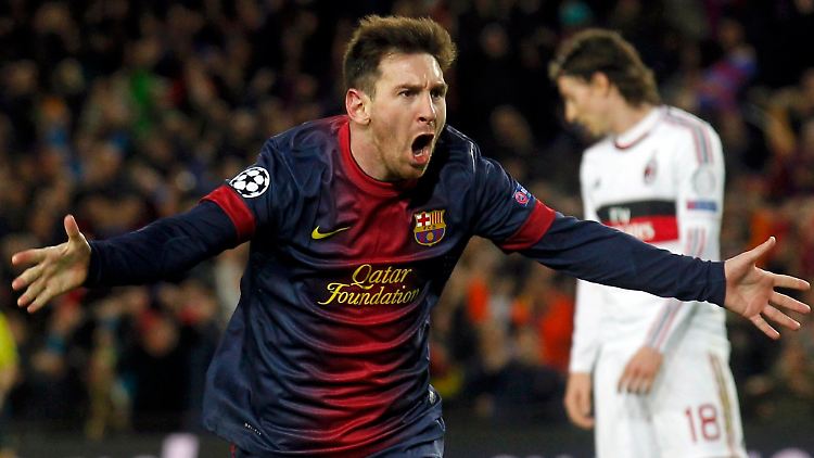 Lionel Messi kommt jetzt auf sieben Tore in der Königsklasse - und kann seine Bilanz im Viertelfinale weiter ausbauen.