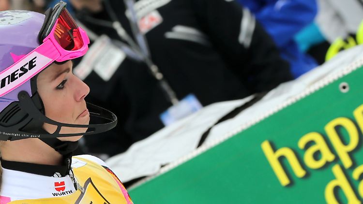 "Jetzt weißt du, wie ich mich vor zwei Jahren gefühlt habe": Maria Höfl-Riesch.