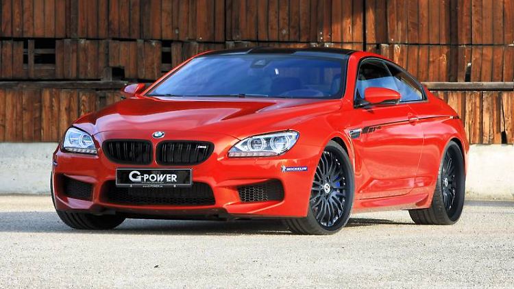 Gewindefahrwerk, Titan-Abgassystem und die G-Power Bi-Tronik III machen aus dem BMW M6 ein Luxuscoupé mit Kampfjet-Charakter.