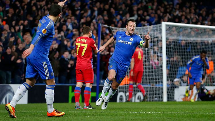 Kapitän John Terry brachte den FC Chelsea mit dem Tor zum 2:1 auf Kurs Richtung Viertelfinale, den die Londoner dann bis zum Schlusspfiff hielten.