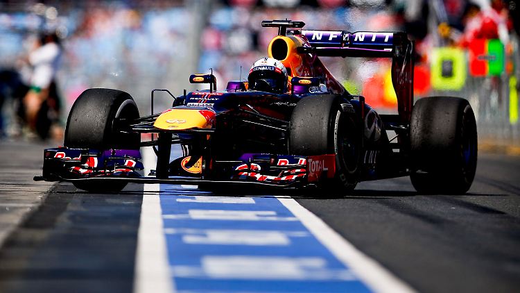 Auch das Vettel-Team macht bei den Zwischenstopps keine Fehler.