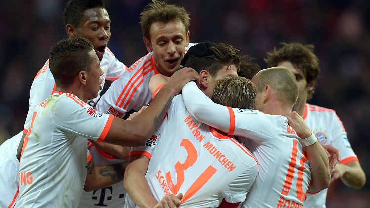 Wenn's mal läuft, dann gewinnen die Bayern auch solche Spiele.