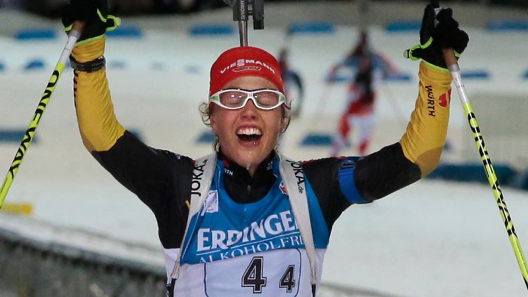 Beste Deutsche in Sibirien: Laura Dahlmeier.
