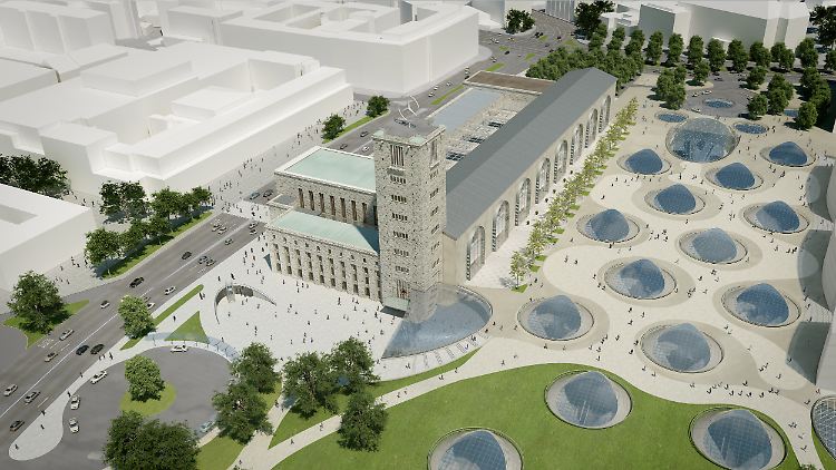 S21 wird der wohl teuerste Bahnhof der Welt. Hier der Blick auf ein Modell.