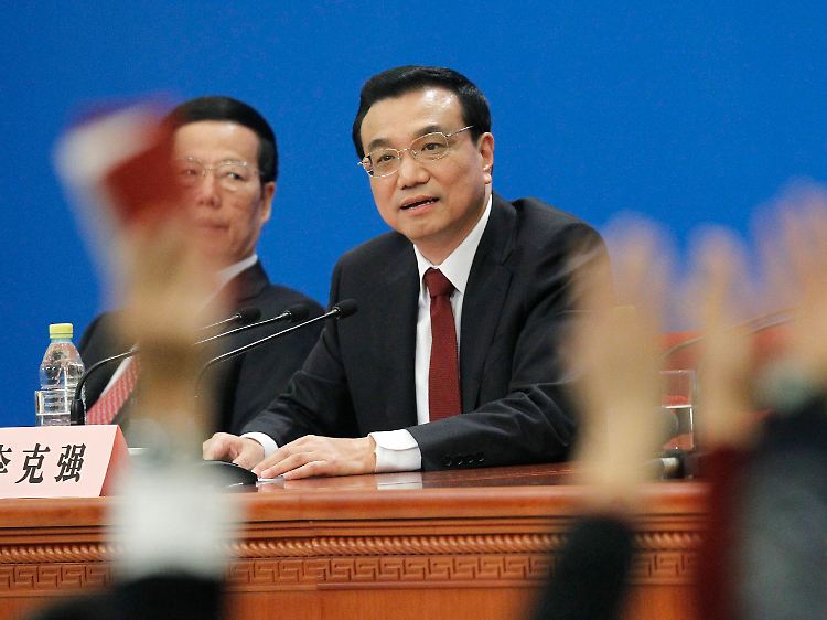 Die Wortmeldungen bei der Pressekonferenz mit Li Keqiang sind nur pro forma. Die Fragen sind vorab abgesprochen.