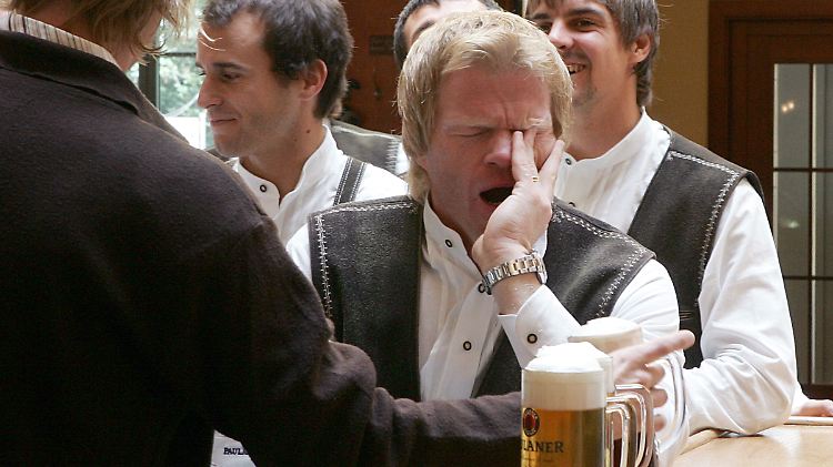 Früher war auch nicht alles besser: Oliver Kahn im Jahr 2005, damals noch Torwart des FC Bayern.