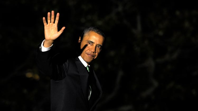 Obama verabschiedete sich am Dienstag in Richtung Nahost.