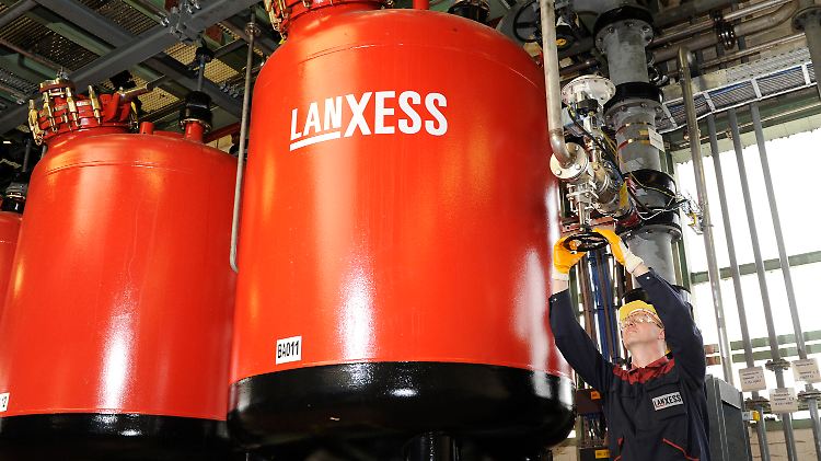 Ein Aromatenverbund am Lanxess-Produktionstandort Leverkusen.