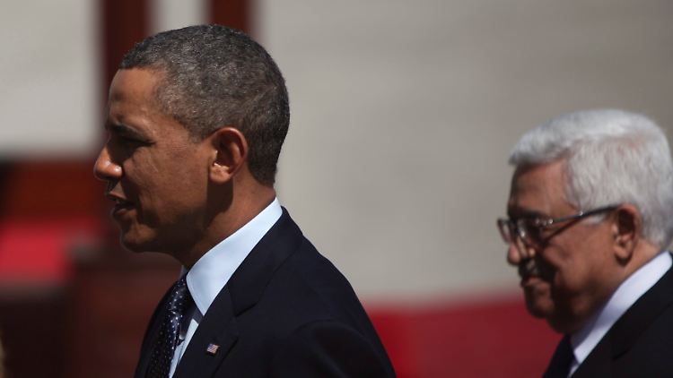 Obama, Abbas: schwieriges Treffen.