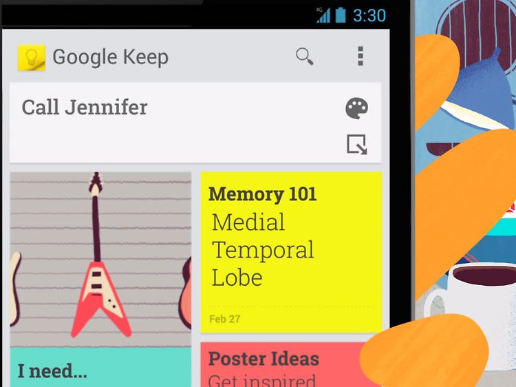 Google Keep: Plattformübergreifende Notizen.