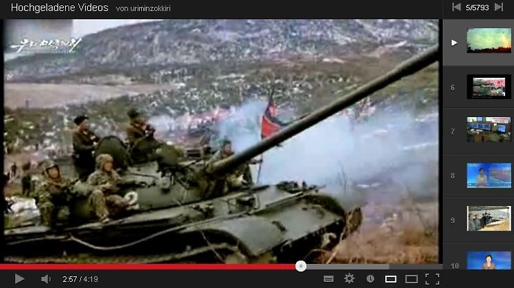 Bisher setzte Nordkorea oft auf teils gestohlene Computeranimationen. Dieses Mal kommen echte Filmszenen zum Einsatz.