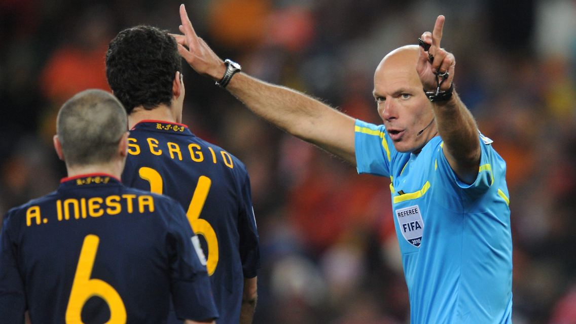 In seinem Element: Howard Webb.