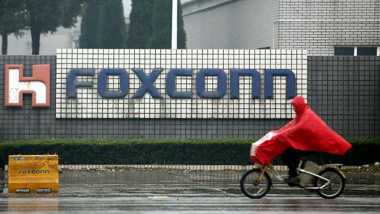 Foxconn erwartet ab Mai einen Produktionsschub.