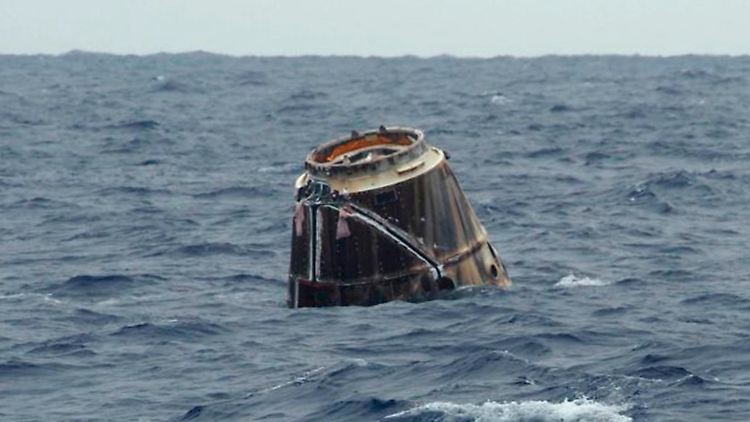 "Dragon"-Raumtransporter wieder erfolgreich auf die Erde zurückgekehrt.