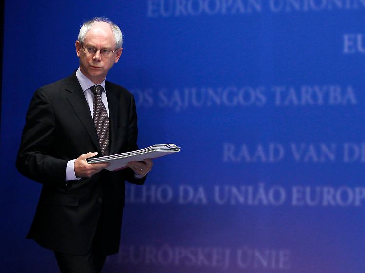 Spricht mit den Kollegen über Stabilitätskriterien, Defizitstrafen und den Umgang mit Banken: Herman Van Rompuy (Archivild).
