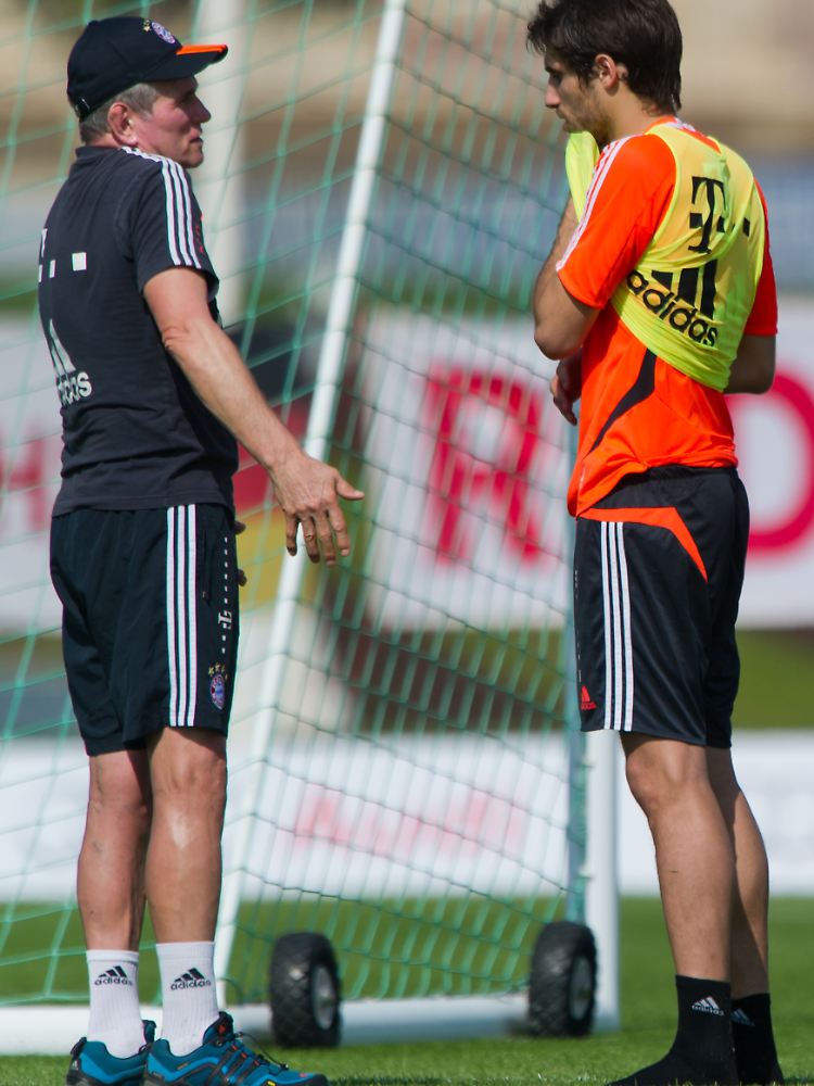 Jupp Heynckes mit Javi Martinez, einem seiner Lieblingsschüler bei den Bayern.