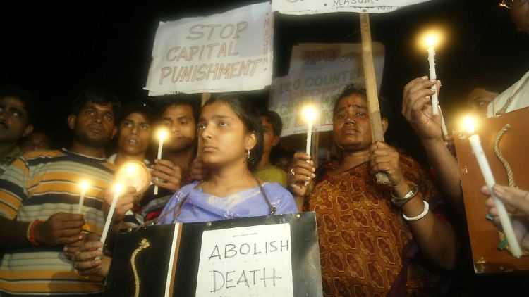 Beim Thema Vergewaltigung konnten sich die Gegner der Todesstrafe in Indien weitgehend durchsetzen: Sie ist nur noch in Ausnahmefällen möglich.