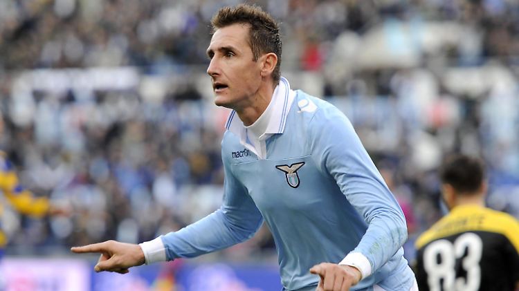 "Lazio hofft, dass allein seine Anwesenheit reicht, um die Mannschaft wieder nach vorn zu bringen": Miroslav Klose.