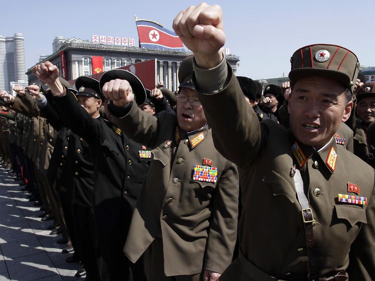 Nordkoreas Armee ist mannstark. Technologisch kann sie es mit den USA jedoch nicht aufnehmen.