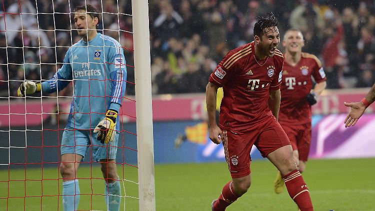 Schreit vor Glück: Claudio Pizarro traf gegen den HSV viermal.