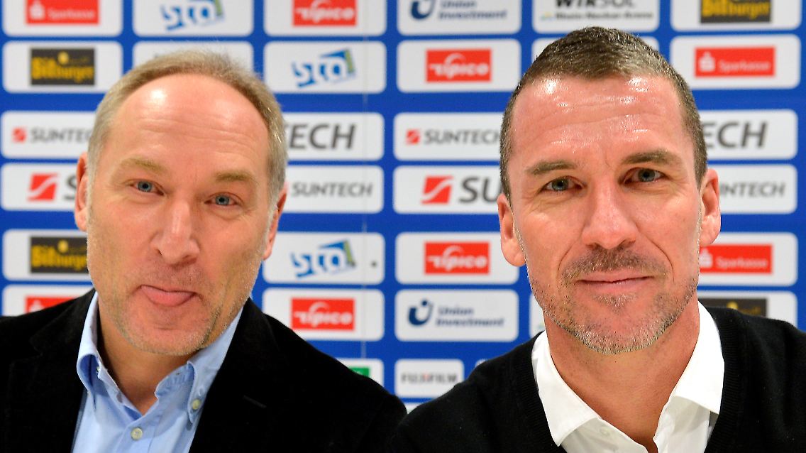 Kurzes Vergnügen: Ex-Manager Andreas Müller und Ex-Trainer Marco Kurz.