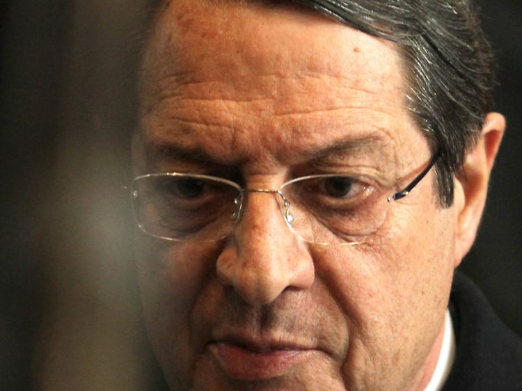 Zyperns Präsident Nikos Anastasiades steht schwer unter Druck.