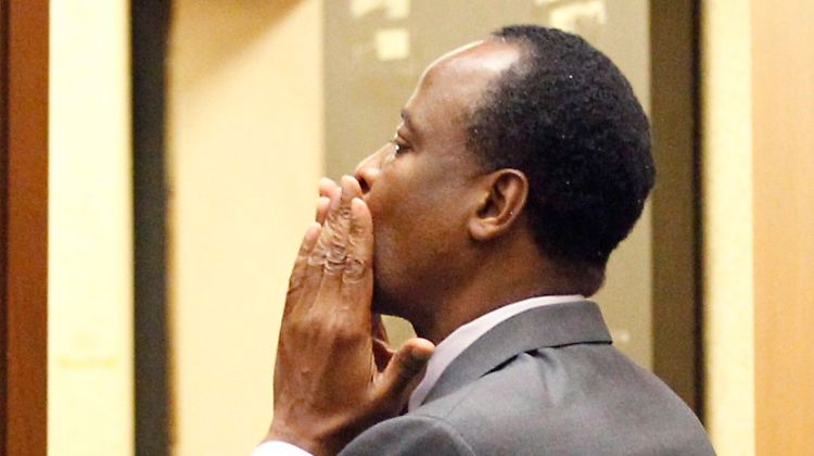 Conrad Murray während seiner Verhandlung Ende November 2011.