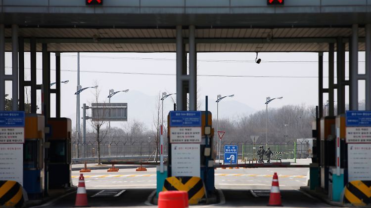Die Transitstrecke zwischen Nord- und Südkorea ist in Richtung Norden gesperrt.