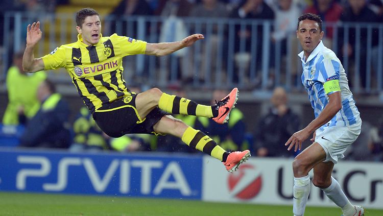 Auch BVB-Torjäger Robert Lewandowski ließ im Abschluss die bekannte Kaltschnäuzigkeit vermissen.